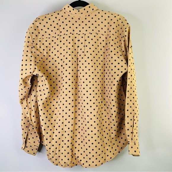 Vintage Mary Flaherty Women’s Made In Ireland Polka Dot Button Down Top - Picture 3 of 3